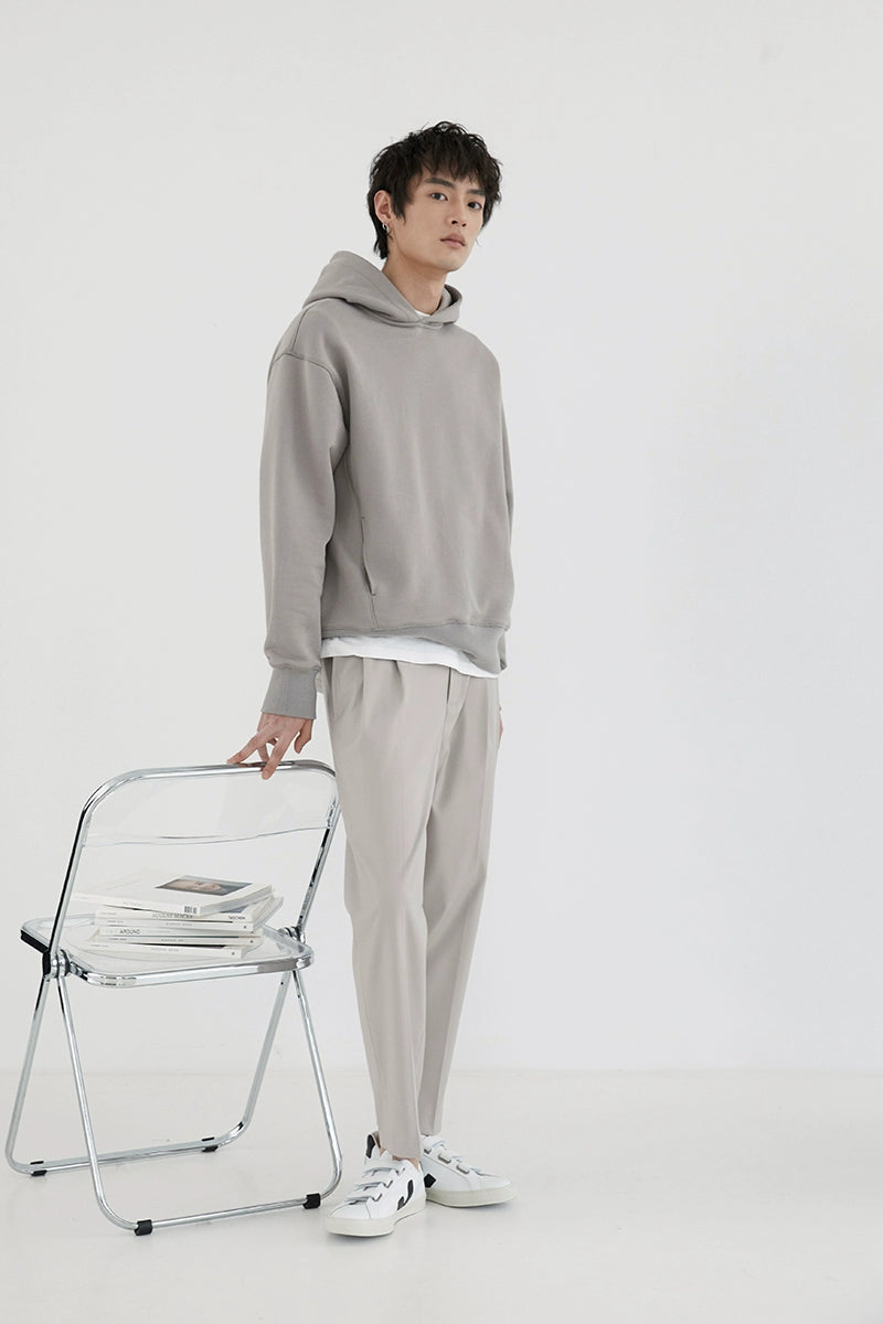 Double-pleated Comfort Dress Pants