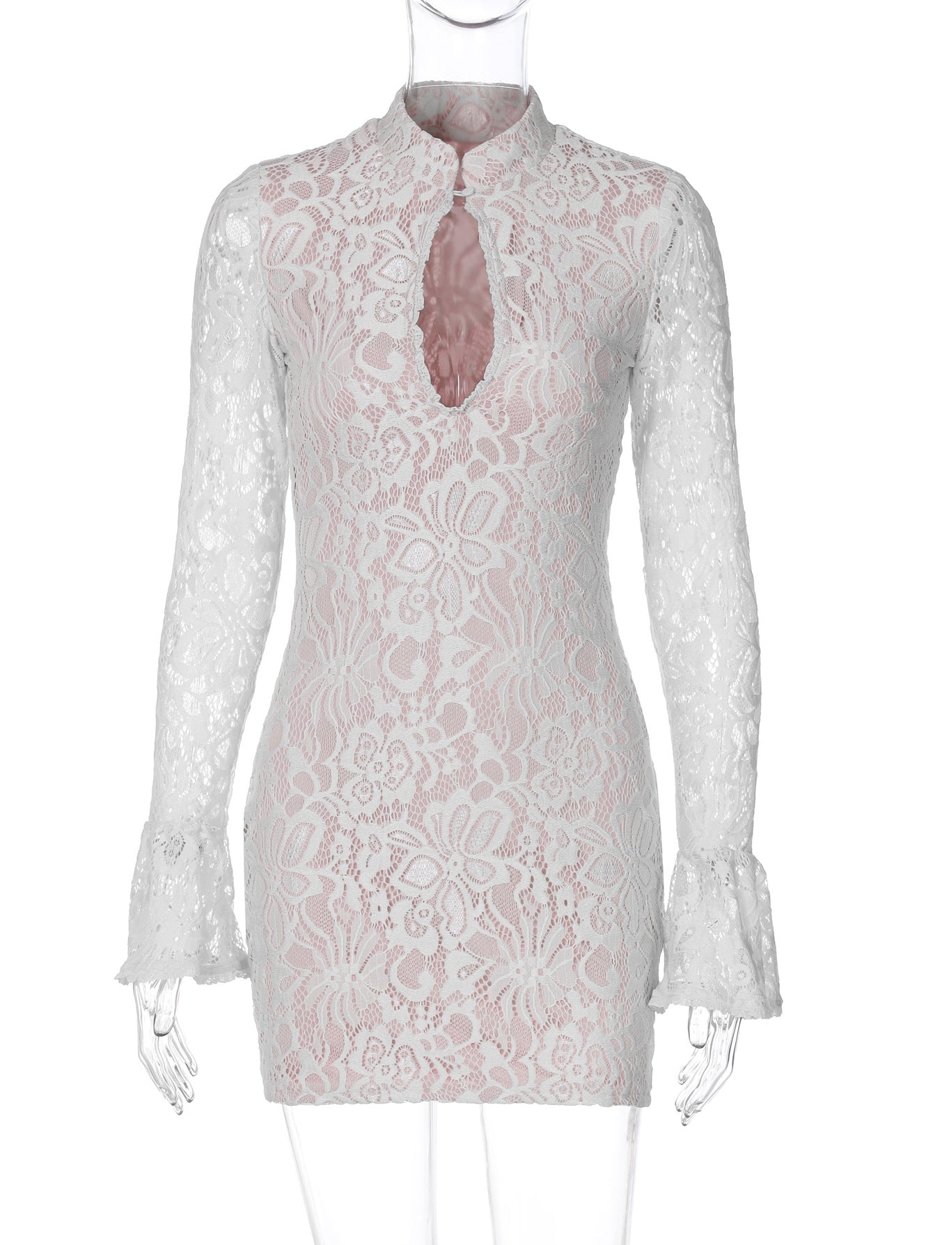 Riley Lace Bodycon Midi Dress