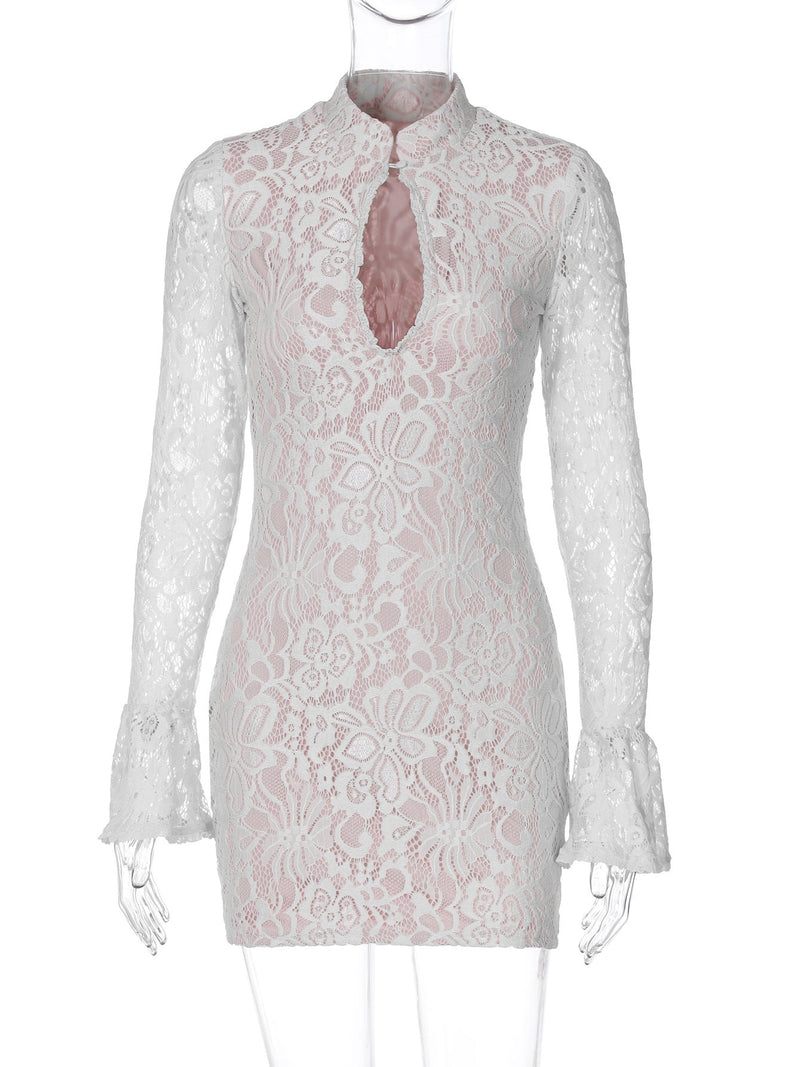 Riley Lace Bodycon Midi Dress