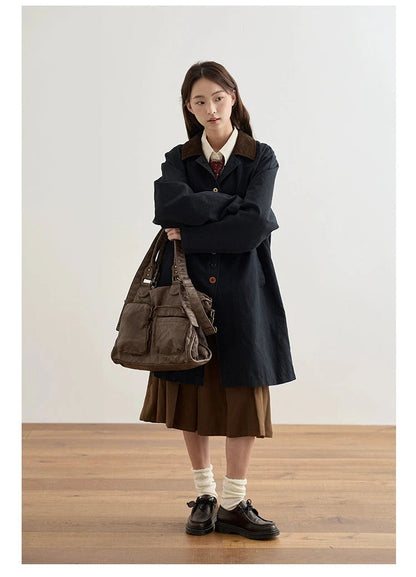 Octopusme -inspired Oversized Coat - Multi-color