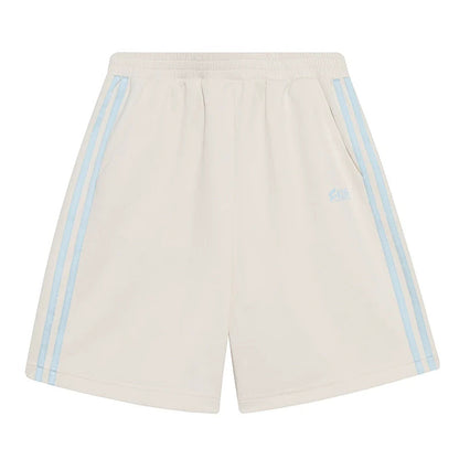 Faux Suede Track Short Pants