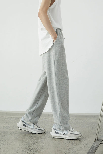 Drawstring Wide-leg Athletic Pants