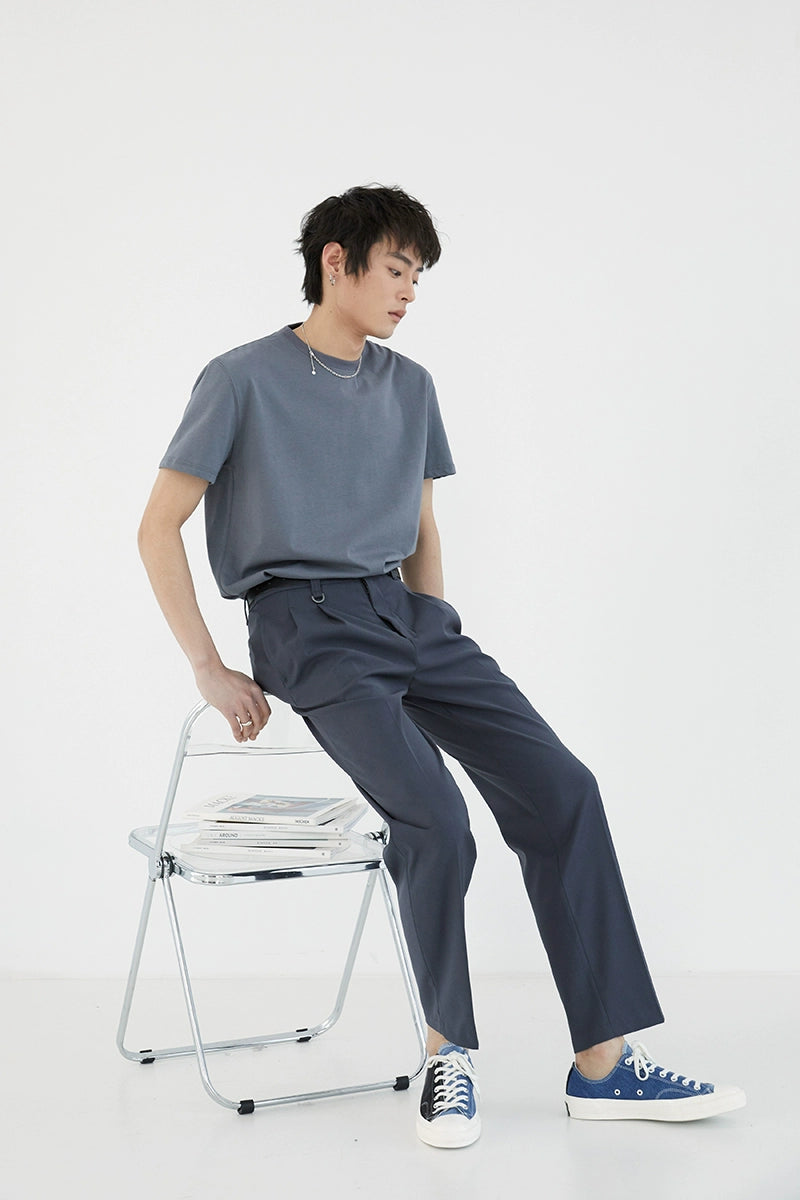 Double-pleated Comfort Dress Pants
