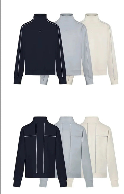 Minimalist Outline Turtleneck Sweater