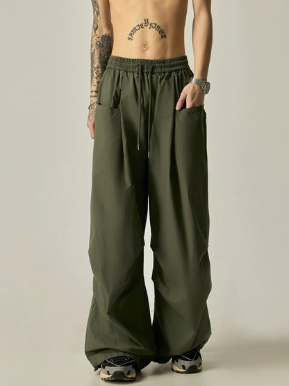 Ultra-relaxed Wide-leg Drawstring Lounge Pants