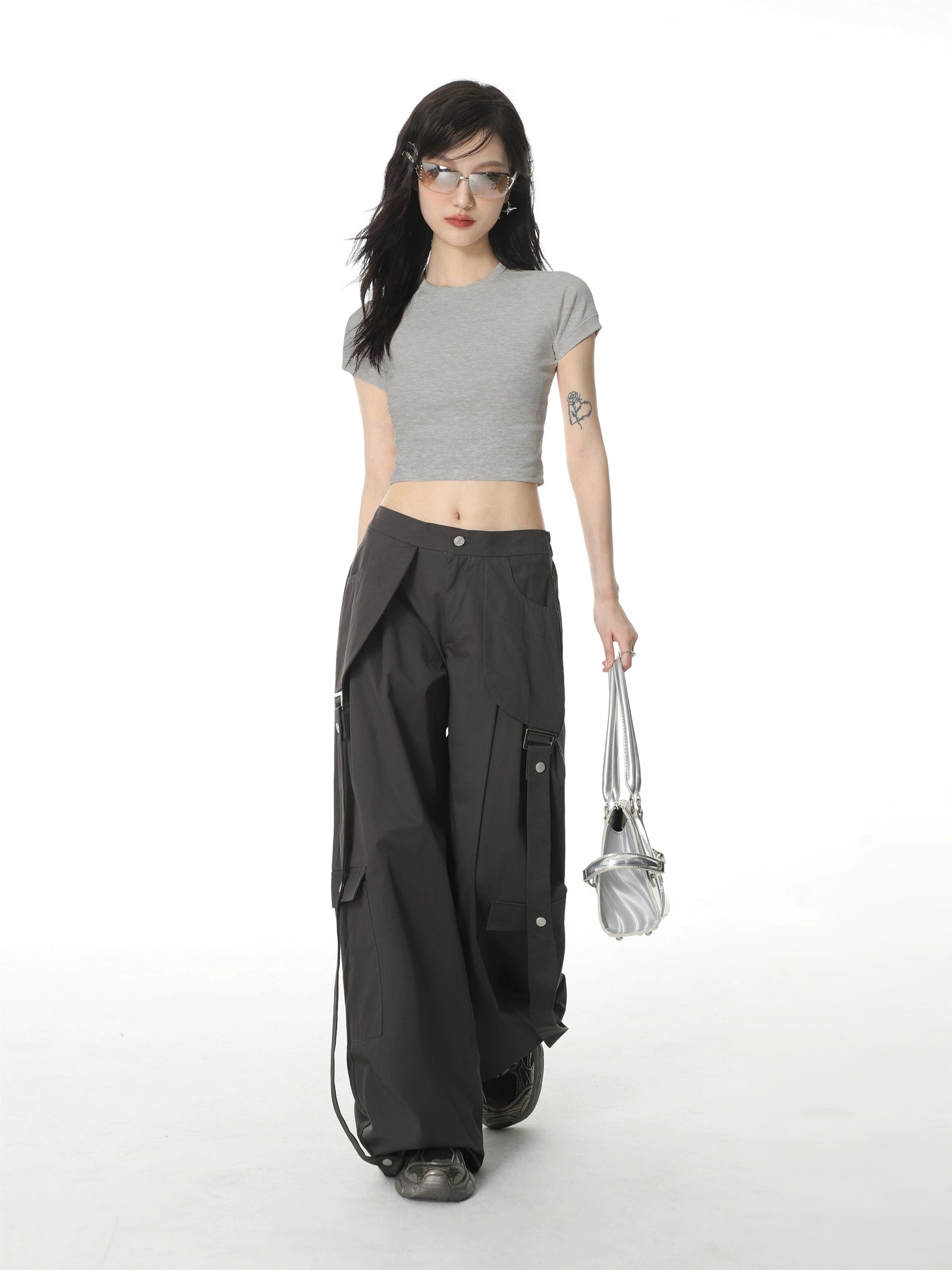 Color Regular Shoulder Short Sleeve T-shirt