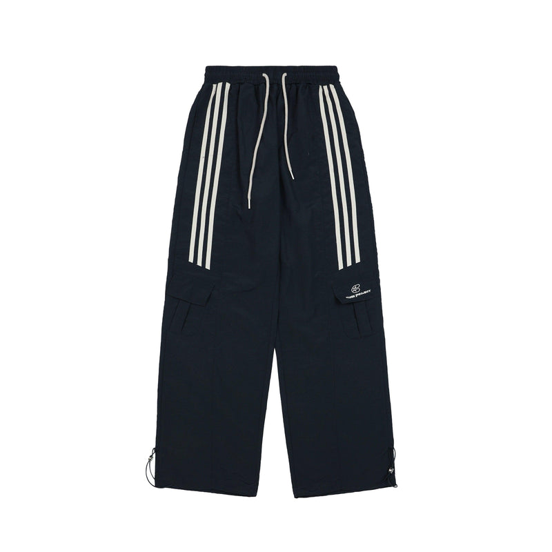 Ezek Free Project Sporty Two-piece Set - Graphic T-shirt and Wide-leg Track Pants