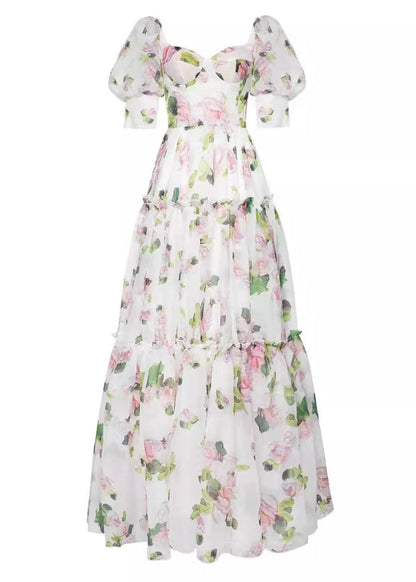 Rosalie Charm - Off-shoulder Maxi Dress