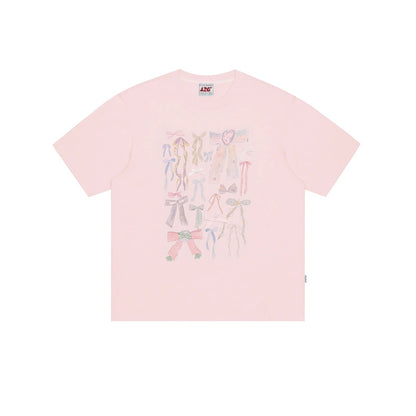 Short Sleeve T-shirt With Graffiti Design