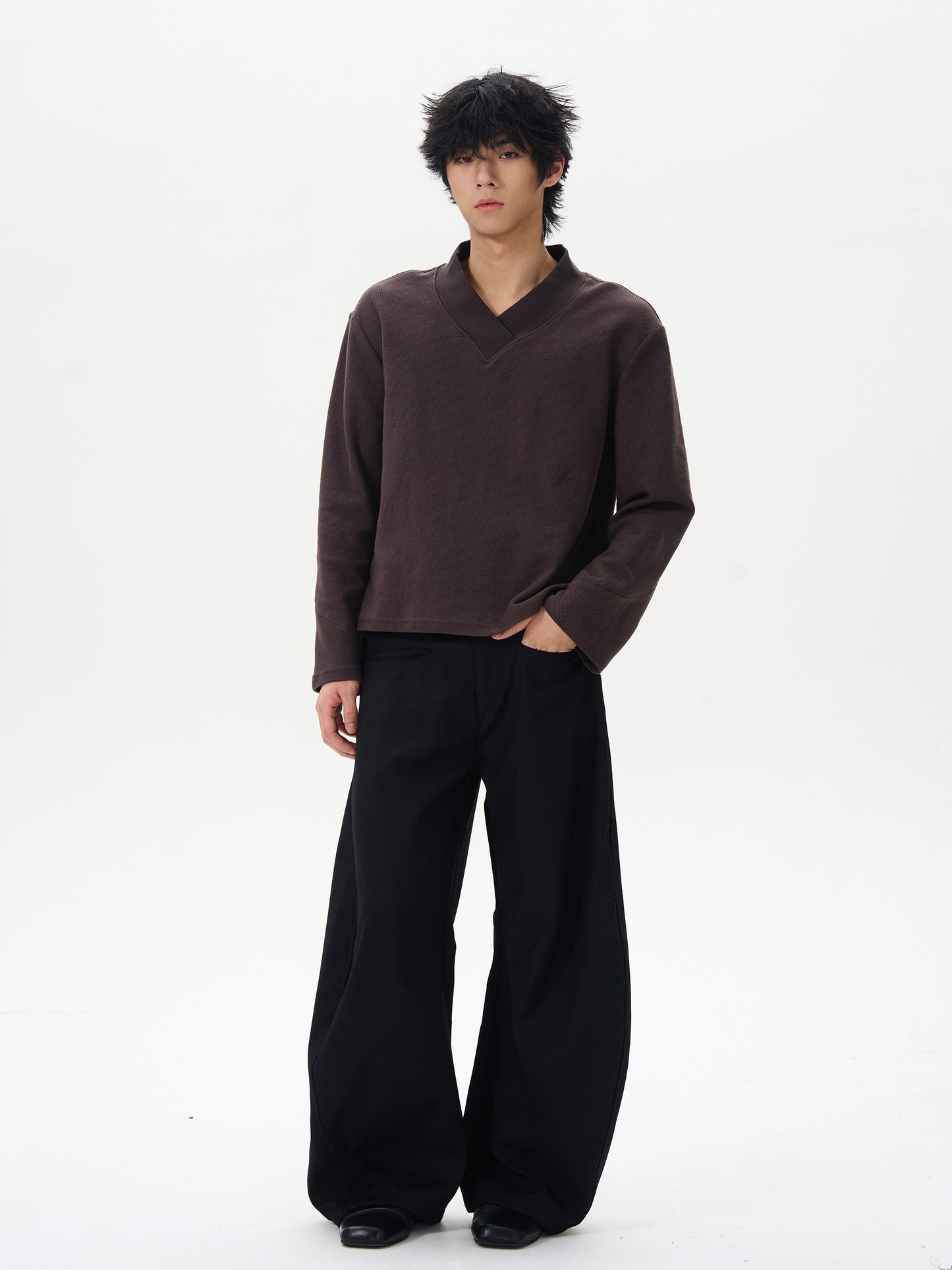 Black Wide-leg Palazzo Pants