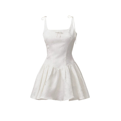 Tie-strap Fit and Flare Mini Dress