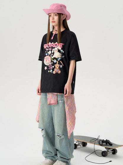 Assorted Cake Pattern T-shirt