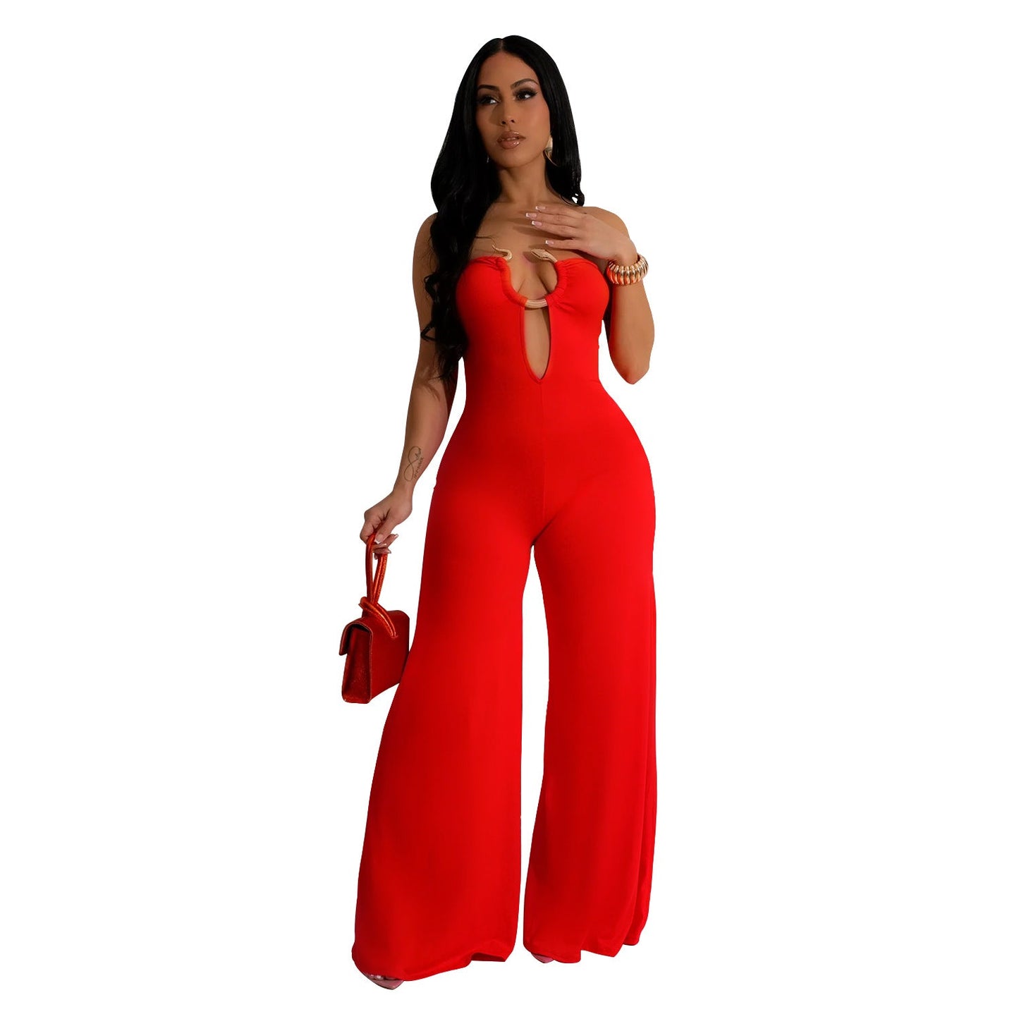 Wear Color Trousers Jumpsuit