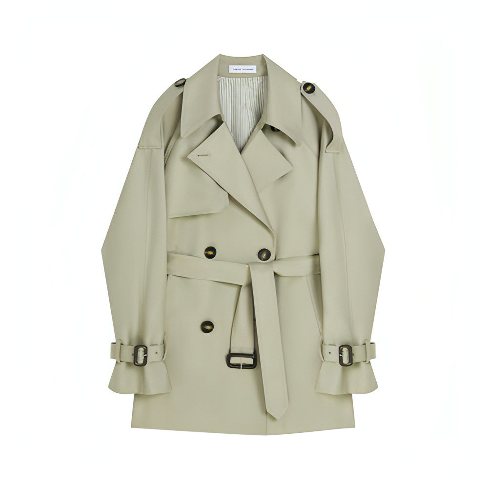 Mid-length British Style Trench Coat