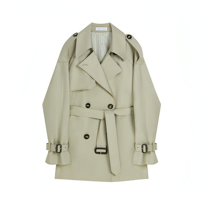 Mid-length British Style Trench Coat