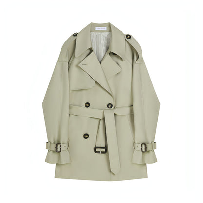 Mid-length British Style Trench Coat
