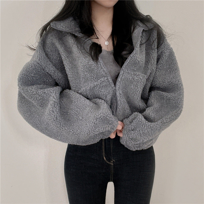 Akilah Cozy Stand Collar Cardigan