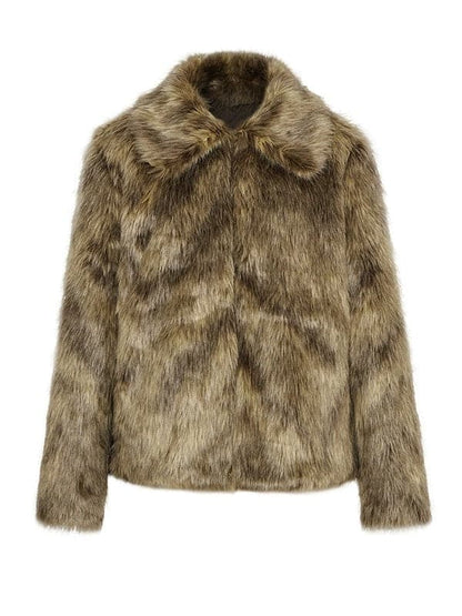 Eco- Fur Short Coat