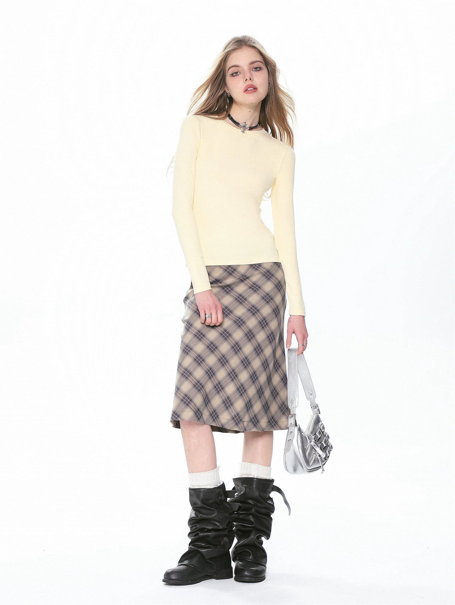 Turtleneck Long Sleeve T-shirt