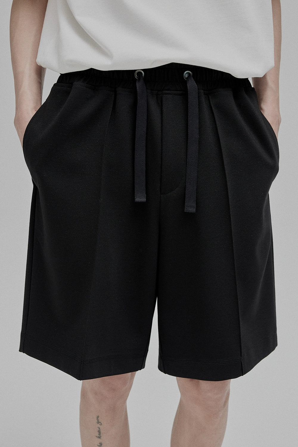 Lace-up Straight Full/short Pants
