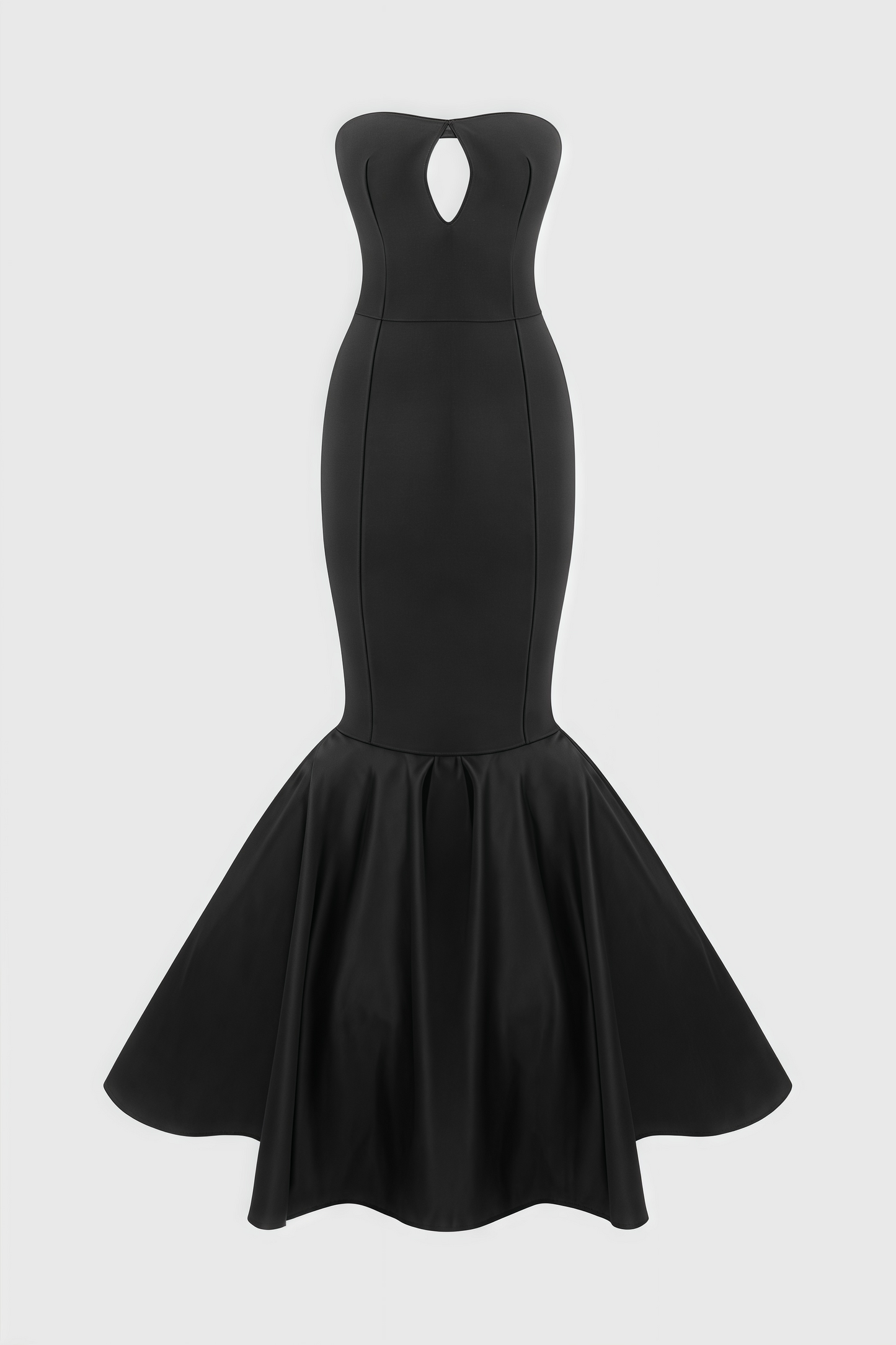 Hagad Bustier Skinny Fishtail Maxi Dress