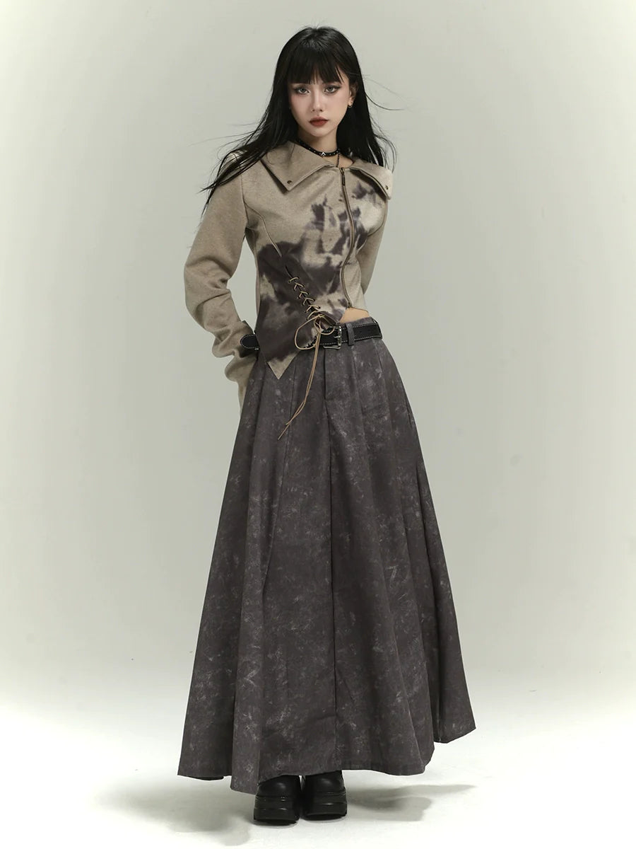 Mopping Gray Skirt