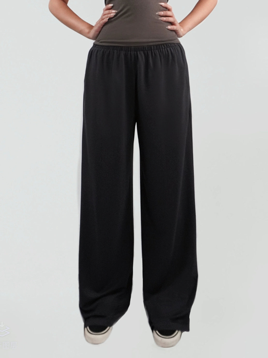 Floor-length Straight Pants