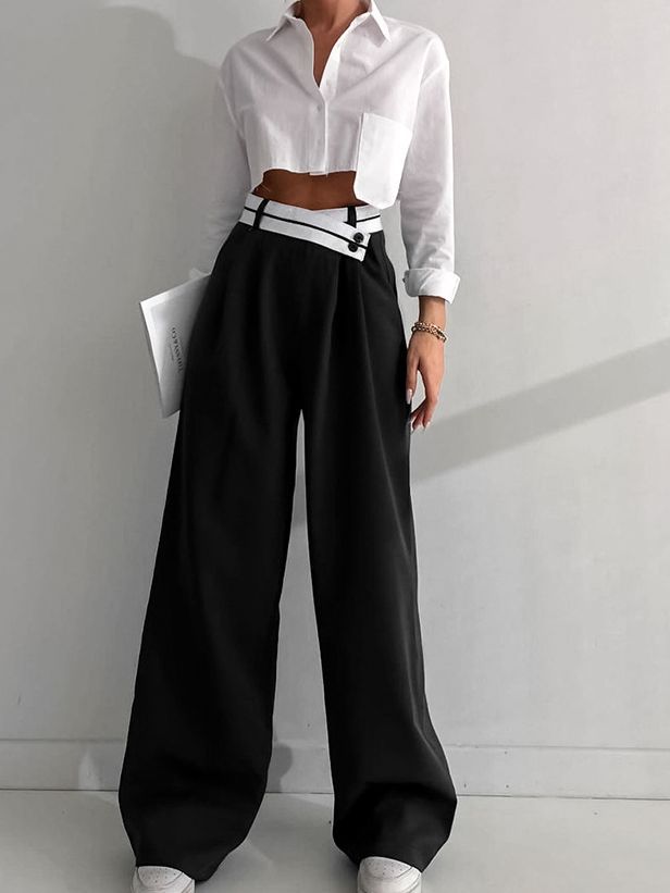 Drape Mopping Pants