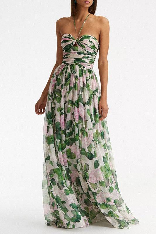 Madelaine Halterneck Maxi Dress