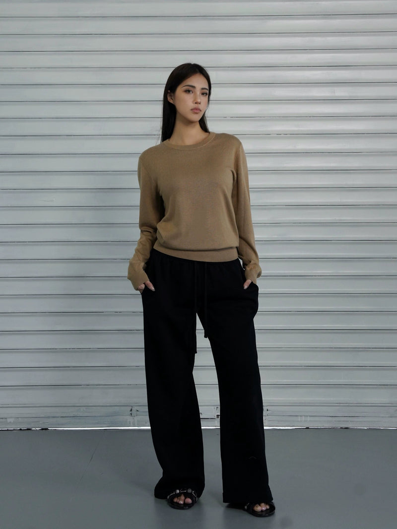 Loose-fit Drawstring Straight-leg Athletic Pants