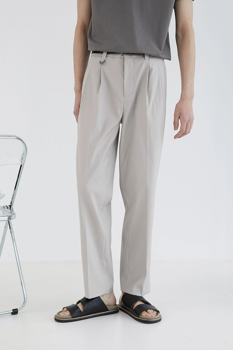 Double-pleated Comfort Dress Pants