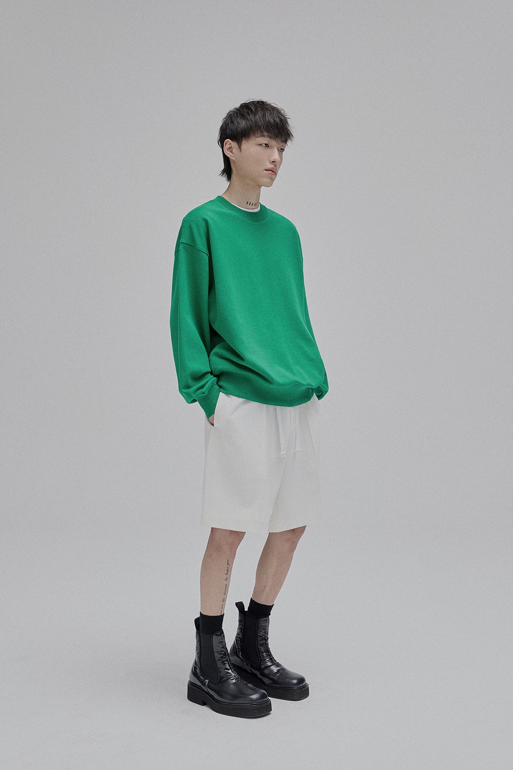 Lace-up Straight Full/short Pants