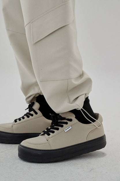 Draping Drawstring Cargo Pants