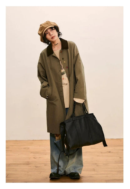 Octopusme -inspired Oversized Coat - Multi-color