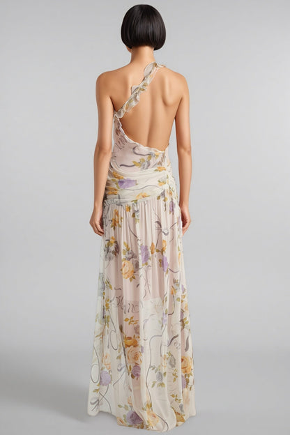 Fanyrt Backless Maxi Dress