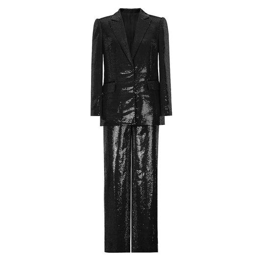 Bling Bling Sequ Shiny Work Pant Suit