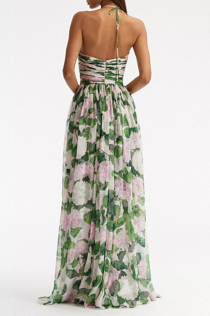 Madelaine Halterneck Maxi Dress