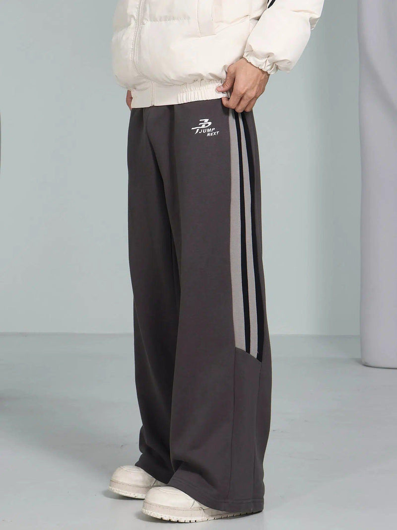 Sweatpants With Bootcut and Stripes