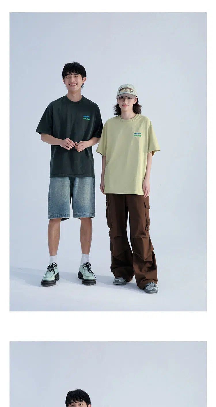 T-shirt With Back Gradient Logo
