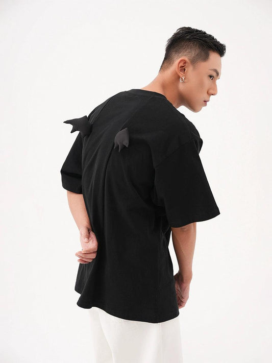 Devil Text Oversized T-shirt