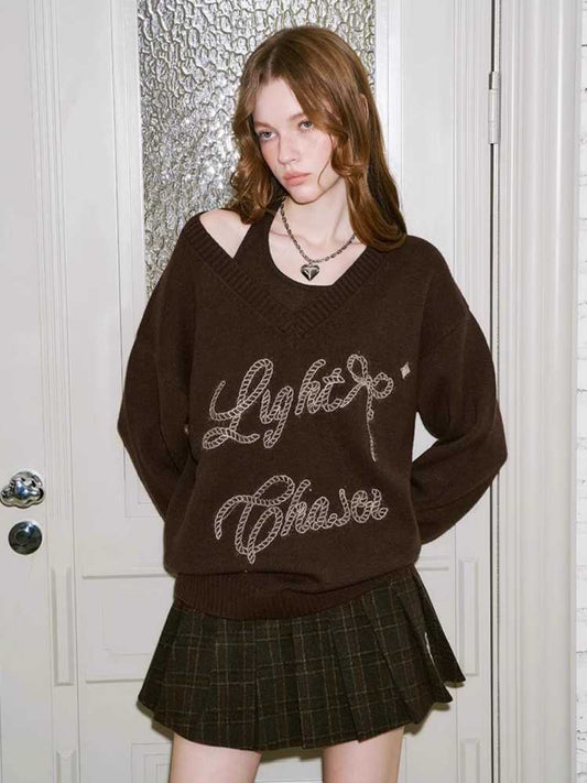 Two-piece Pullover Knit Sweater