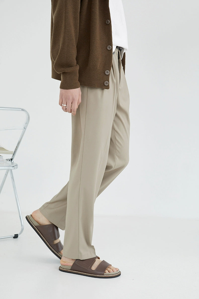 Double-pleated Comfort Dress Pants