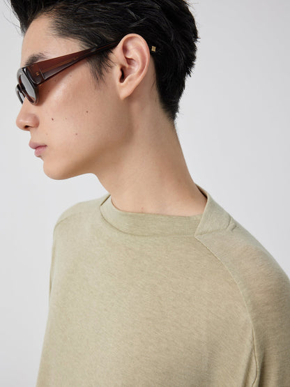 Straight Neck T-shirt