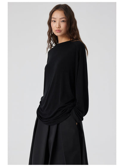 Straight Neck T-shirt