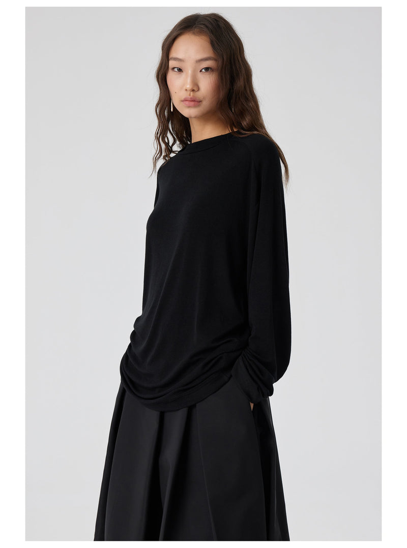 Straight Neck T-shirt