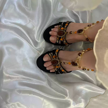 Sila Rhinestone Sandals