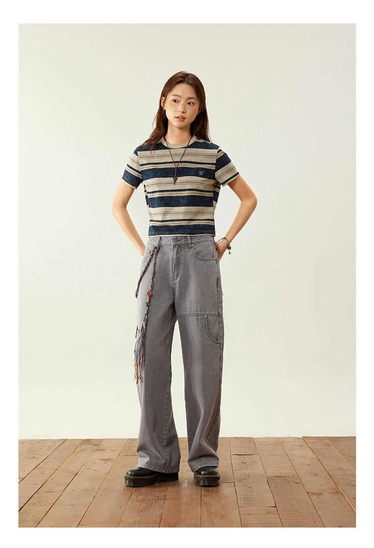 Octopusme Retro Striped T-shirt