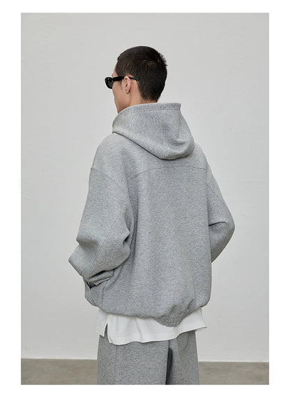 Color Block Pocket Oversized Sweatshirt