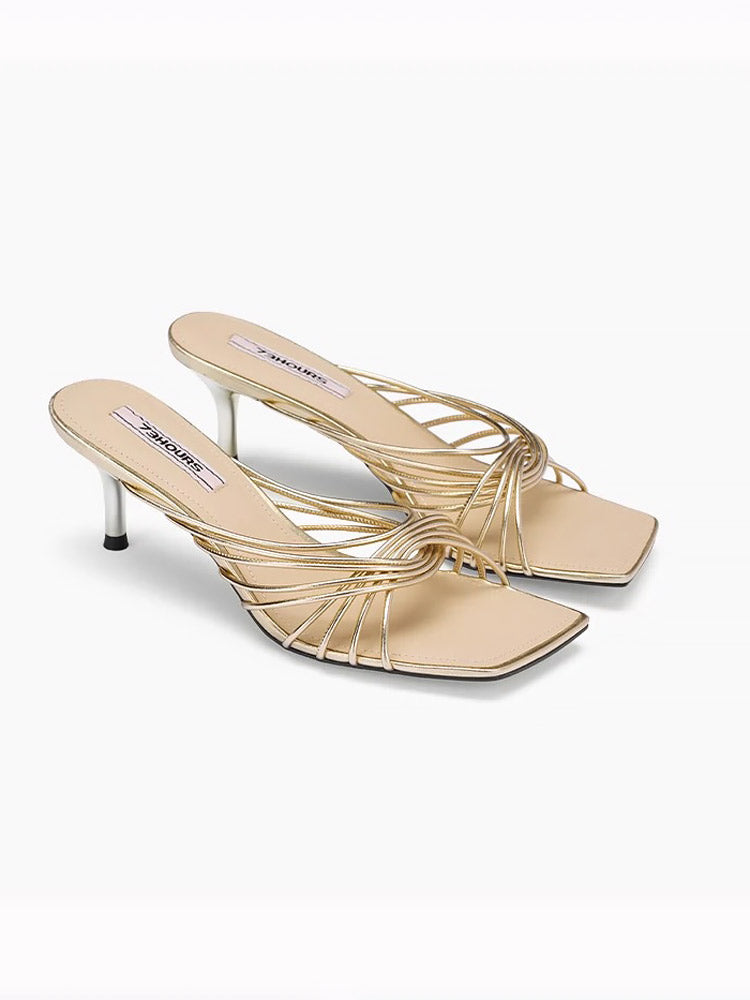 Simple Roman Shoes With Thin Straps
