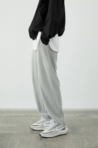 Drawstring Wide-leg Athletic Pants